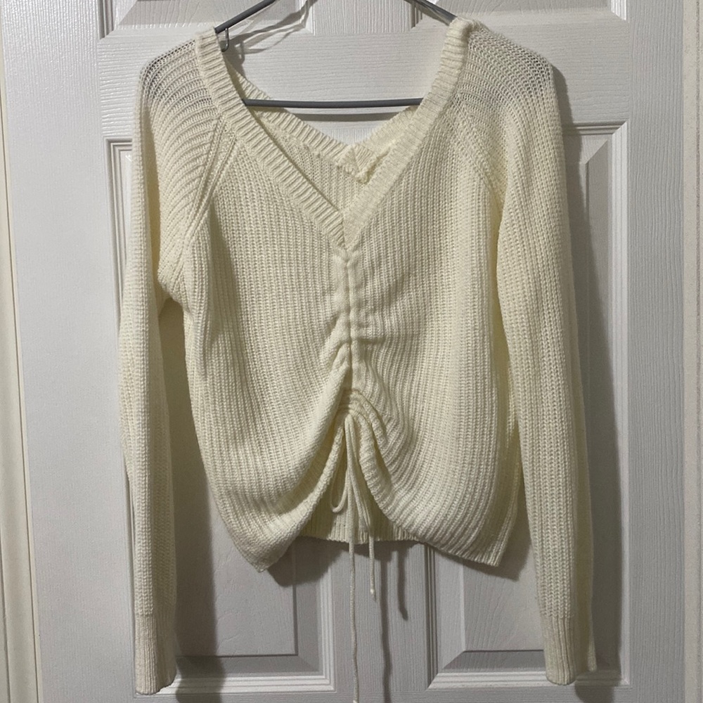 Drawstring front sweater!
